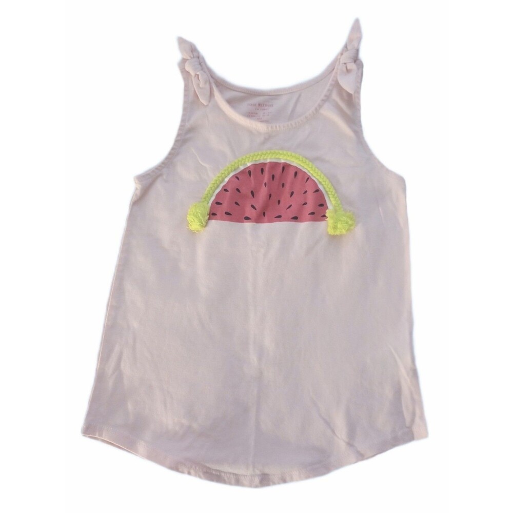 Issac Mizrahi Pink Watermelon Tank Top sz M 7/8 Girls